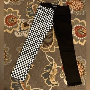 Checker/Black Pants 32